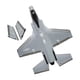 thumbnail image 4 of de ala fija 4 canales de 2,4G, de anticolisión, planeador de controlar para adultos de 8, 10 , niños , F35 gris, 4 of 5