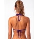 thumbnail image 2 of Bikini triángulo drapeado azul brillante Talla L, 2 of 3