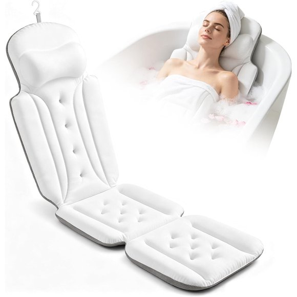SetSail Full Body Bath Pillow for Tub, Bathtub Cushion