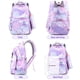 thumbnail image 2 of School Backpack for Girls Teens Kids Elementary School 3 Pieces Lightweight Backpack with Lunch Bag and Pencil Case, 2 of 3