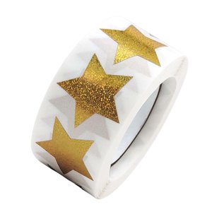 Magideal - 500X Pegatinas De Estrellas Autodecorativas Pegatinas Diy Calcomanías Pegatinas De Incentivo Etiquetas Para Suministros De Fiesta Postal Cumpleaños Es Estilo C