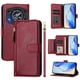 thumbnail image 4 of FOXDOCK Funda Tipo Cartera para iPhone 17 Pro Max Cuero PU con Cremallera y Correa de Muñeca, Ranuras para Tarjetas, Soporte Plegable, Cierre Magnético, 4 of 5