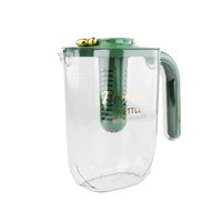 Bothyi - Jarra De Agua Y Té Helado Con Tapa Y Asa Para Pesca De Verano En El Frigorífico, Color Verde