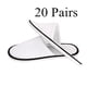 thumbnail image 4 of Zapatillas de spa Yeios Hotel, 20 pares, para hombre y mujer, color blanco, 4 of 9