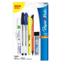 Super Pack Universitario Lápices, Lápiz Corrector Y Destacador 1 Un Liquid Paper