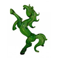Estatua Feng Shui Import De Cristal Verde De 10 Cm