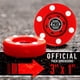thumbnail image 2 of Discos de hockey sobre patines Franklin Sports NHL Pro Commander (6), color rojo, 2 of 8