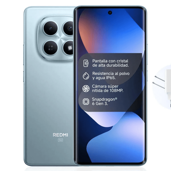 Xiaomi Redmi Note 15 5G Glacier Blue 8GB RAM+ 256GB Memoria Azul