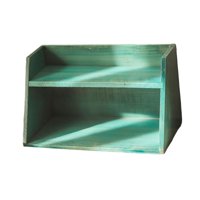 Bothyi - Organizador De Encimera De Madera, Regalos, Organizador De Tazas De Té Para La Encimera De La Oficina, El Hogar, Azul Y Verde