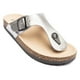 thumbnail image 3 of Sandalia Mujer Plateado Razo, 3 of 4