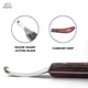 thumbnail image 3 of Cuchillo para pezuñas Equine Care para cuidado equino, para diestros, acero inoxidable J2, 3 of 9