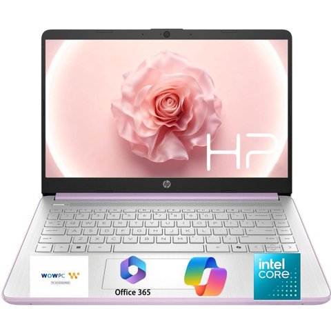 Portátil Hp 35,6 Cm Intel N150 128 Gb Ssd Win 11 Lavanda