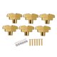 thumbnail image 4 of Clavijas De Afinación De 6 Piezas Para Accesorios De Guitarra Eléctrica Folk Dorados, 4 of 5