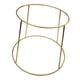 thumbnail image 2 of Rejilla De Alambre Para Bandeja De Pizza Y Mariscos, Soporte Para Servir Comida, Para Pizza, Hogar, Cafetería, Color Dorado, De 17 A 23 Cm, 2 of 5