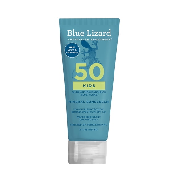 Loción de protección solar Blue Lizard Kids Mineral SPF 50+ 90 ml