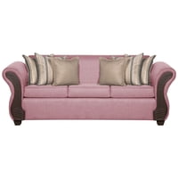 Ruzam Mobel - Sofá 3 Cuerpos Marsella Palo Rosa