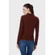 thumbnail image 3 of Polera Mujer Medio Cierre Estampado Café, 3 of 4