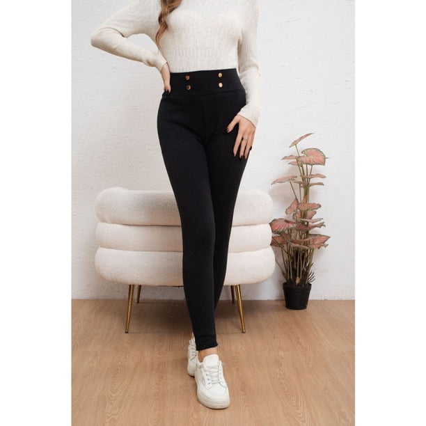 Pantalón Calza Mujer Interior Forro Piel Termico Invierno 2036