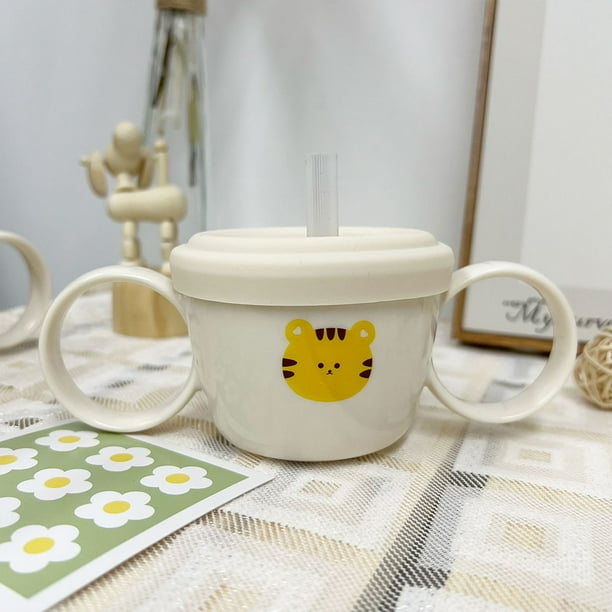 Keep Your Baby's Food Warm and Mess-Free with our Double-Eared Bowl and Cup Set - Perfect for Snacks and Meals!
