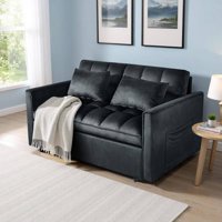 Deco Outlet - Sofá Cama Torino 3 En 1 Convertible Negro