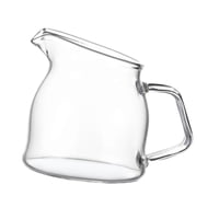 Magideal - Poster De Cremilla De Vidrio Dispensador De Jarra De Leche Pequeña Con Mango Y Boquilla Para La Leche Salsas De Barman Ensalada Hornear Café Horneado