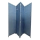 thumbnail image 1 of Biombo De Madera Resistente 4 Paneles Ladrillo 180cmx180cm azul oscuro, 1 of 3