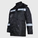 thumbnail image 3 of Parka Impermeable Con Reflectante negro M, 3 of 5