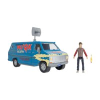 Furgoneta Playset Jazwares Stranger Things Wsqk Con Vehículo Y Figura De 20 Cm