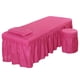 thumbnail image 4 of SPA Mesa De Masaje Juego De Ropa De Cama Falda De Cama Funda De Almohada Funda De Taburete Rose Red-L, 4 of 5
