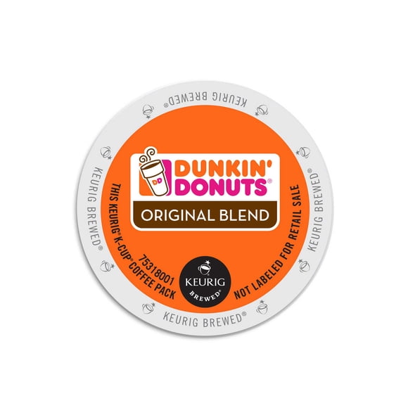 Cápsulas de café Dunkin' Donuts Original Blend, 96 unidades