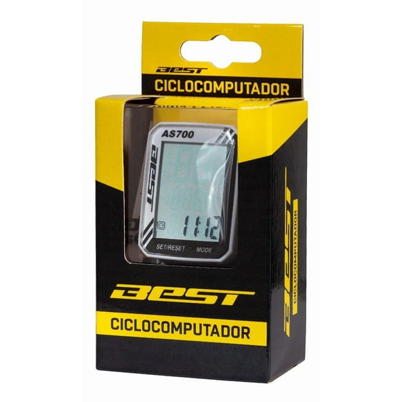 Ciclocomputador Best As-7000-3l Con Cable 8 Funciones