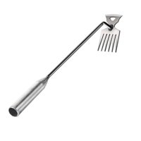 Ioensy - Extractor De Malas Hierbas Elimina Fácilmente Las Malas Hierbas Recogedor De Malas Hierbas Para Jardinería Plantación De Malas Hierbas 53 Cm 6 Dientes