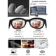 thumbnail image 2 of AEZUNI Lentes de Lectura Oversize para Mujer, Grandes, con Aumentos 0 a 6.0 (Negro, 125), 2 of 6