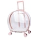 thumbnail image 2 of Pet Trolley Case Carrier Gatos Perros Bolsa De Equipaje Con Ruedas Transpirable Bolsa De Transporte Rosa Brillante, 2 of 5