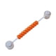 thumbnail image 5 of Abacus Busy Board Counting Sensory Toy De Madera Para Preescolar Naranja, 5 of 5