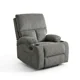 thumbnail image 3 of Sofá Individual Bergère Reclinable Tapizado en Pana Gris, 3 of 3