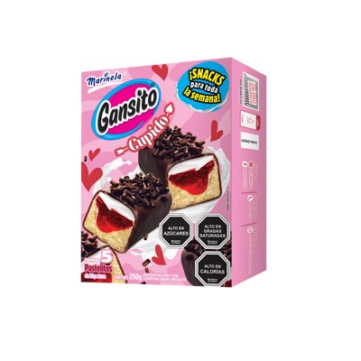 Gansito 5Un Caja 250 G Marinela