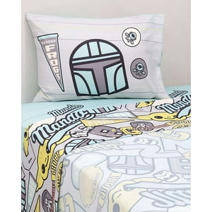 Juego Sábana Infantil Star Wars Plaza Y Media Mashini 01