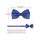 thumbnail image 4 of INSPIRE CHIC Pajaritas de Hombre con Lunares Pre-Atadas para Bodas y Fiestas Azul Oscuro Talla Única, 4 of 5