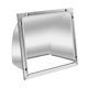 thumbnail image 1 of Cubierta De Ventilación De Secadora De Metal Fácil De Instalar Protección Contra La Lluvia Y La Nieve Cubierta De Ventilación De Pared De 12 Pulgadas, 1 of 5