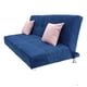 thumbnail image 3 of Sofa Cama New Azul Felpa, 3 of 3