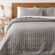 thumbnail image 1 of Quilt Palma Cationic Sherpa S. King Gris, 1 of 3