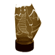 thumbnail image 1 of Lampara Ilusion 3D Dragonite (Pokemon) de 7 colores, Base touch, 1 of 6