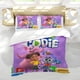 thumbnail image 5 of Mia y Codie Conjunto de sábanas temático, trío de piezas, cómodo y amigable con la piel, diseño único, regalo de decoración para el hogar para familiares, amigos y fans, 90 cm * 190 cm, 5 of 6