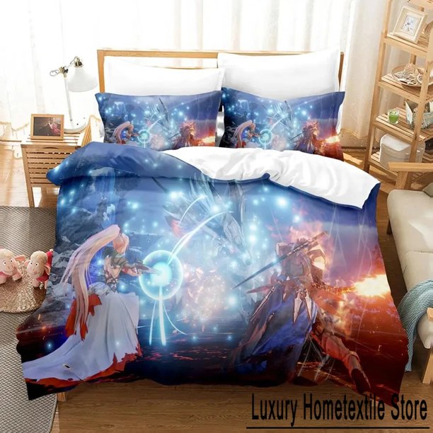 Game Tales of Arise Bedding Set Duvet Cover Bed Set Quilt Cover Pillowcase Comforter Size Boys Adult S Bed Sheets