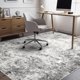 thumbnail image 4 of Alfombra UERMEI 182x274 cm, lavable, moderna, abstracta, gris, 4 of 9