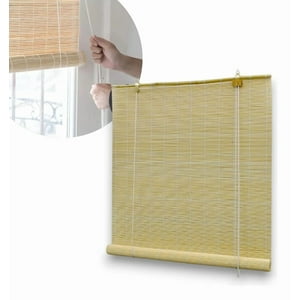 Genérico - Persiana Roller Bambu Cortina 180X180Cm Enrollable Bambu