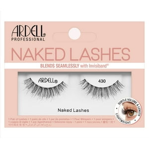 Strip Lashes Ardell Naked Lashes 430 Con Invisiband, 1 Par