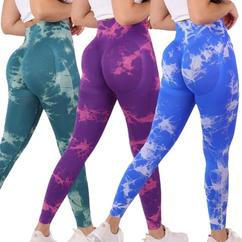 Flix Spa - Pack 3 Calzas Deportivas Sin Costura Push Up