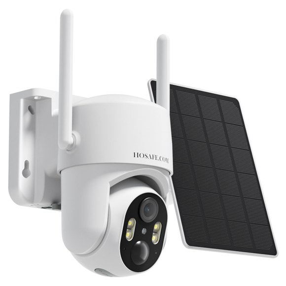 Cámara de seguridad solar HOSAFE.COM 2K 3MP inalámbrica para exteriores